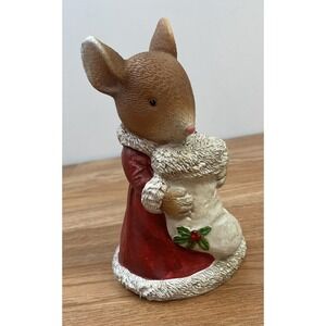 Cracker Barrel Exclusive Mouse Figurine Christmas 7.5" x 4" NEW‎